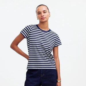 NWT Madewell Northside Vintage Tee in Stripe / M